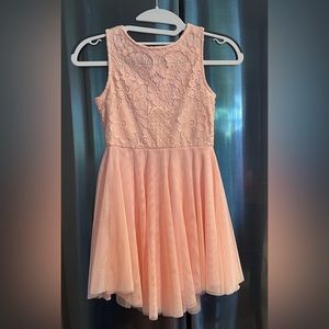 Girls Epic Threads Pink Lace dress